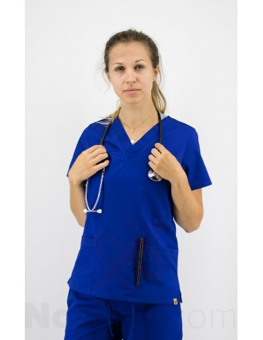 damska bluza medyczna Marina Pro atramentowa