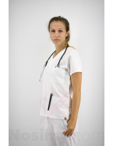 damska bluza medyczna Marina Pro biała